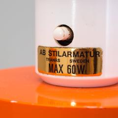 Pair of Plywood Table Lamps by Bergboms Sweden, circa 1970