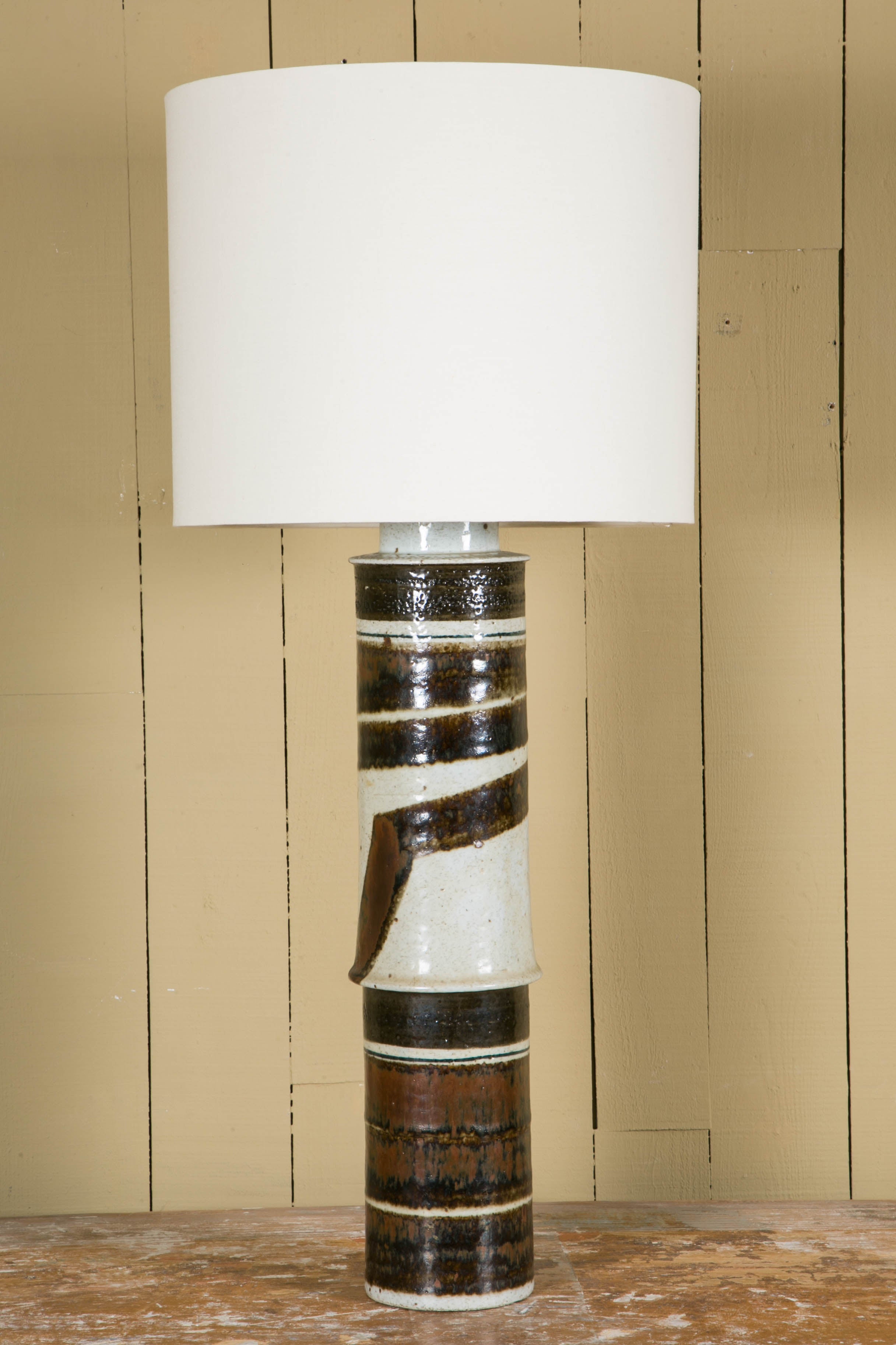 Tall Lamp in Stoneware by Inger Persson for Rorstrand