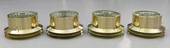 Set of Four Ceiling Lights in Brass by Hans-Agne Jakobsson, circa 1960
