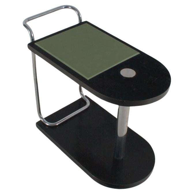 Mesa auxiliar Art Déco avant - garde diseñada por Bruno Weil para Thonet-France