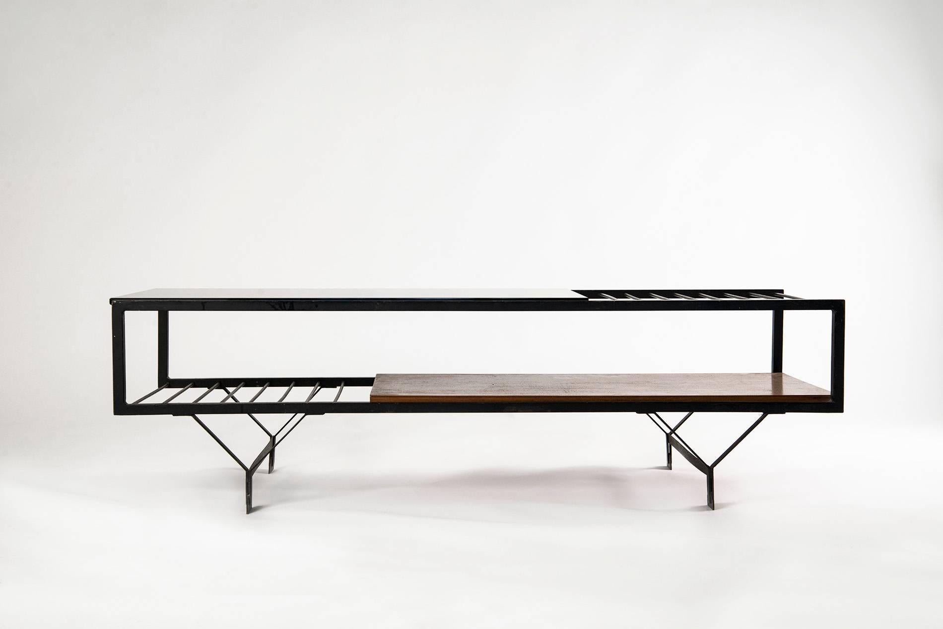 Mid-Century Modern Large Low Table, Italy, 1950s