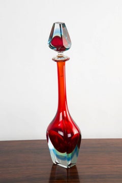 Murano "Sommerso" Glass Vase by Luciano Gaspari for Salviati, 1960s