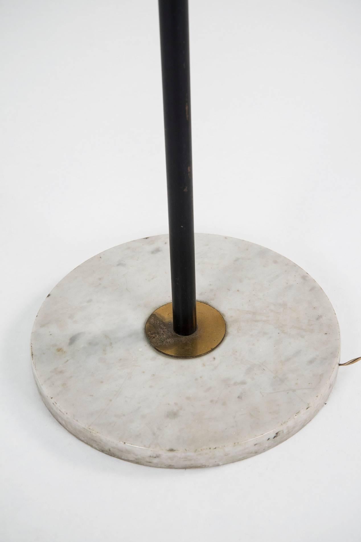 Lacquered Stilnovo 1950s Adjustable Floor Lamp