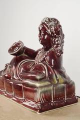 "Matrona Distesa" Porcelain by Gio Ponti for Pittoria di Doccia, 1920s