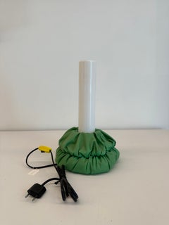 Cloche Table Lamp with Green Base, De Pas, D'Urbino, Lomazzi for Sirrah