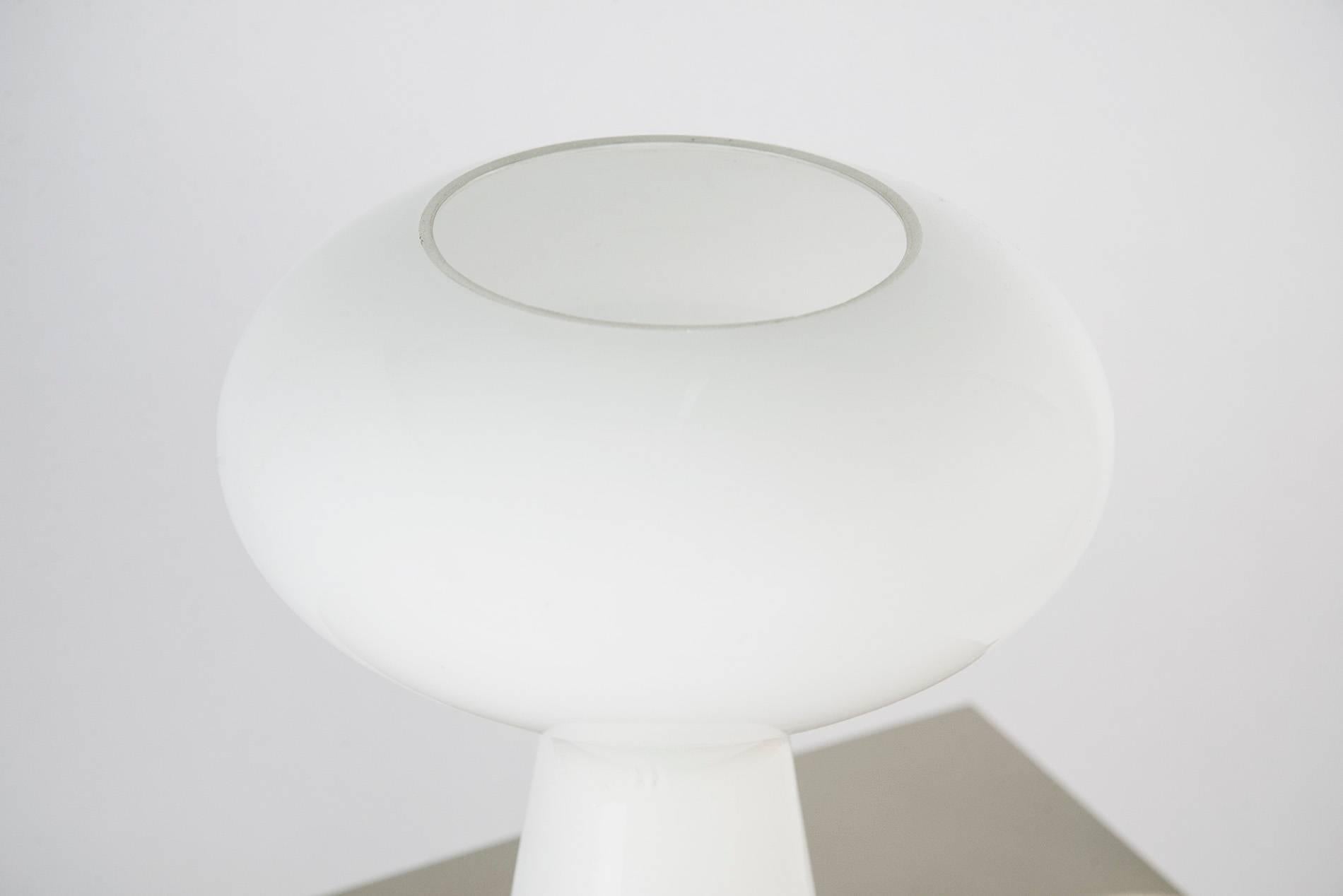 Mid-Century Modern Murano Glass Table Lamp after Massimo Vignelli, 1960s