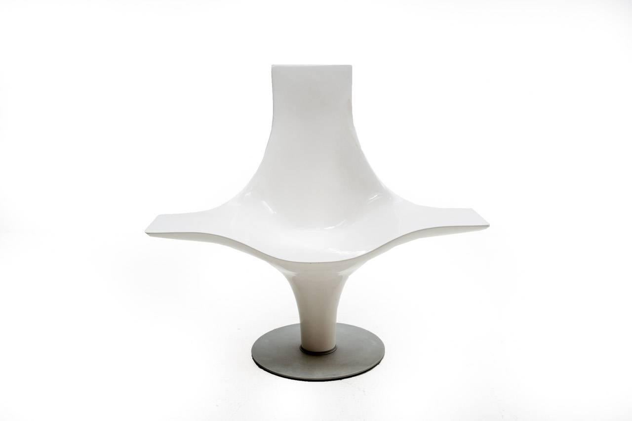Italian Pair of Armchairs Statuette by LLoys Schwan for Cappellini - 1 AVAILABLE