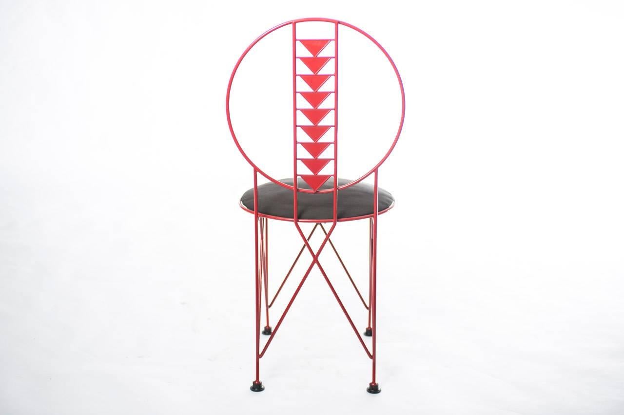 Italian Set of Six Chairs Midway, Frank Lloyd Wright