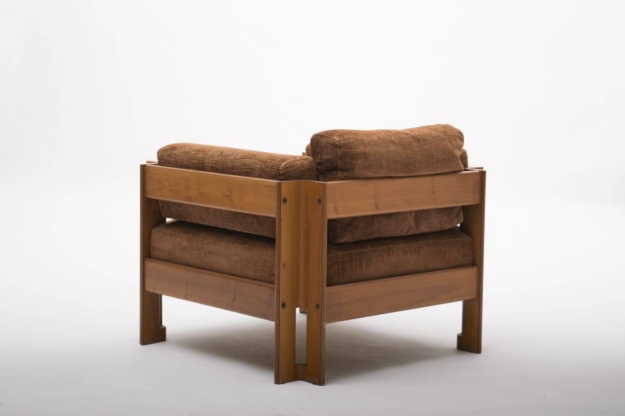 Mid-20th Century Pair of Armchairs Zelda by Sergio Asti for Poltronova