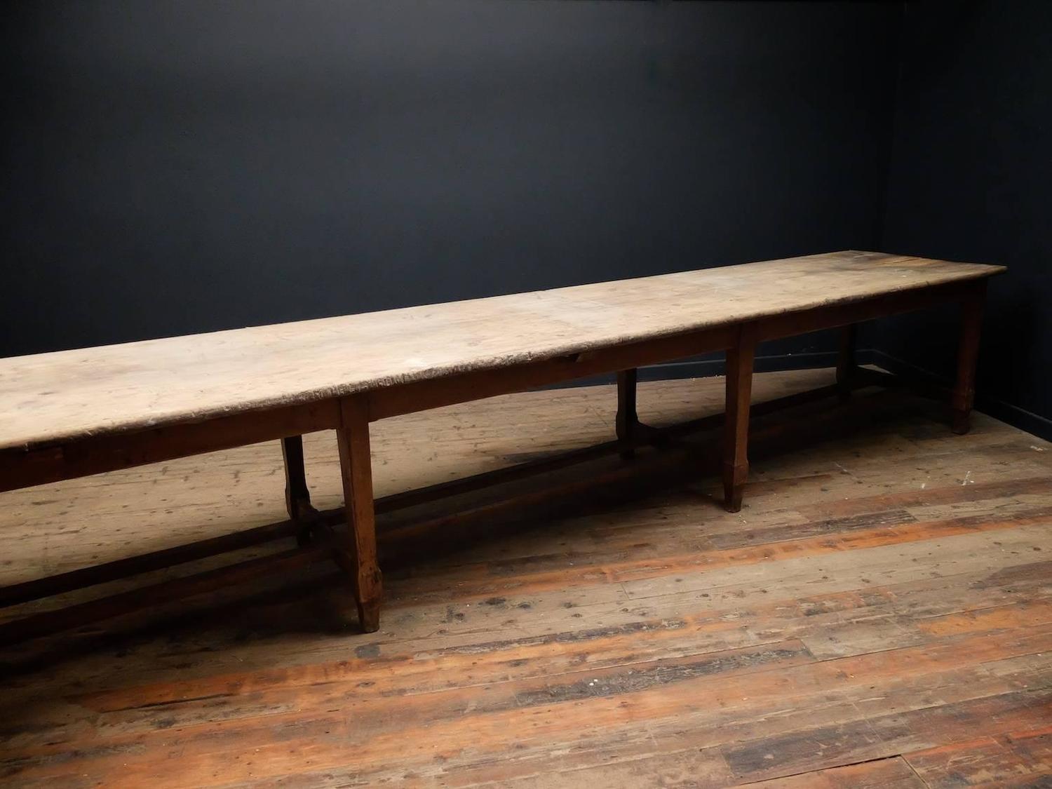 Huge Kitchen Prep Table at 1stdibs