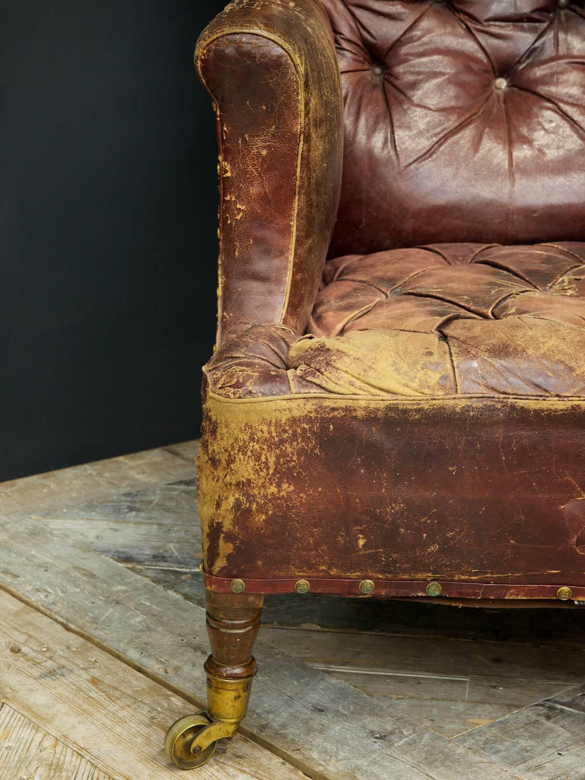 Victorian Leather Armchair