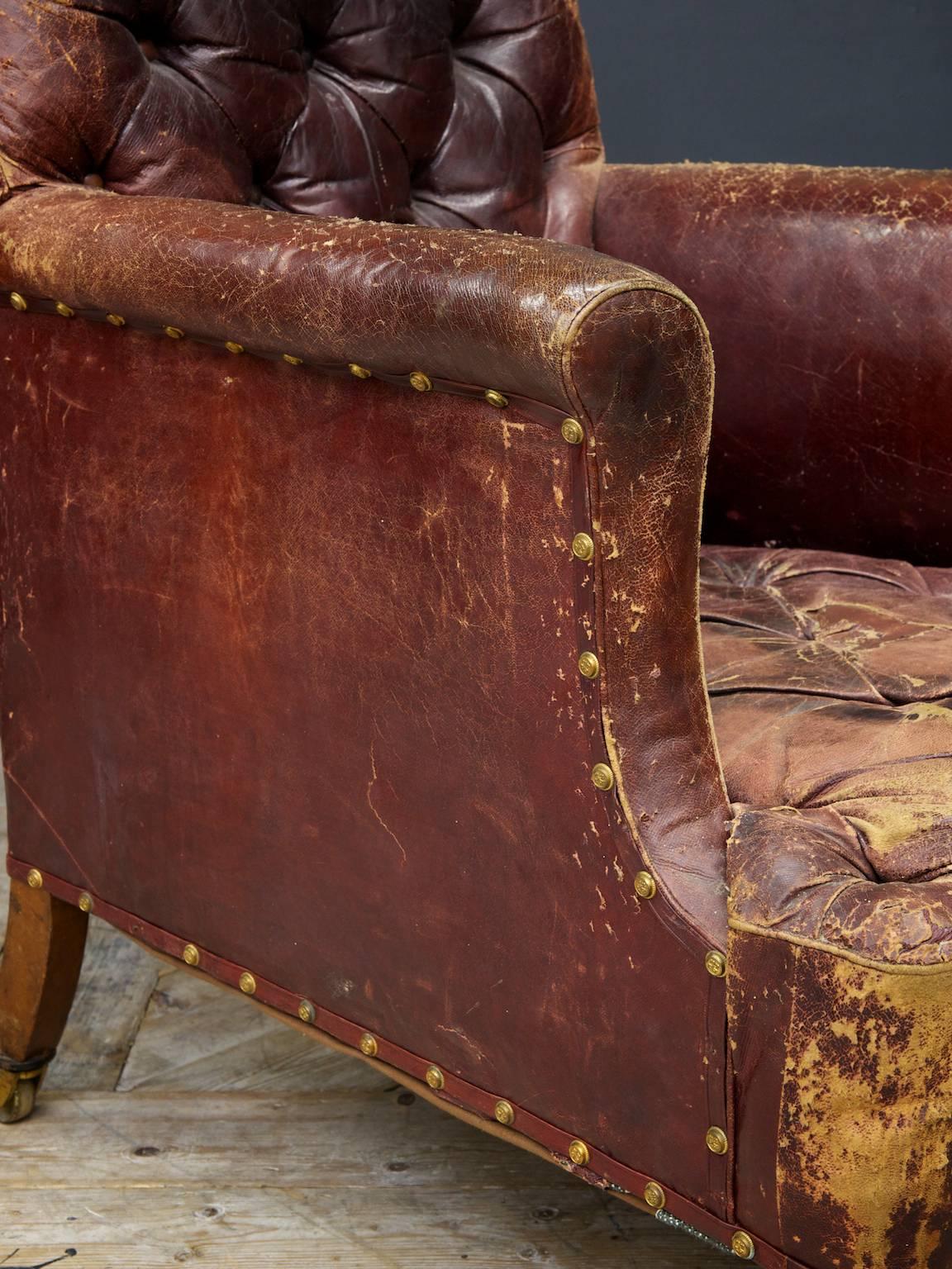 British Leather Armchair