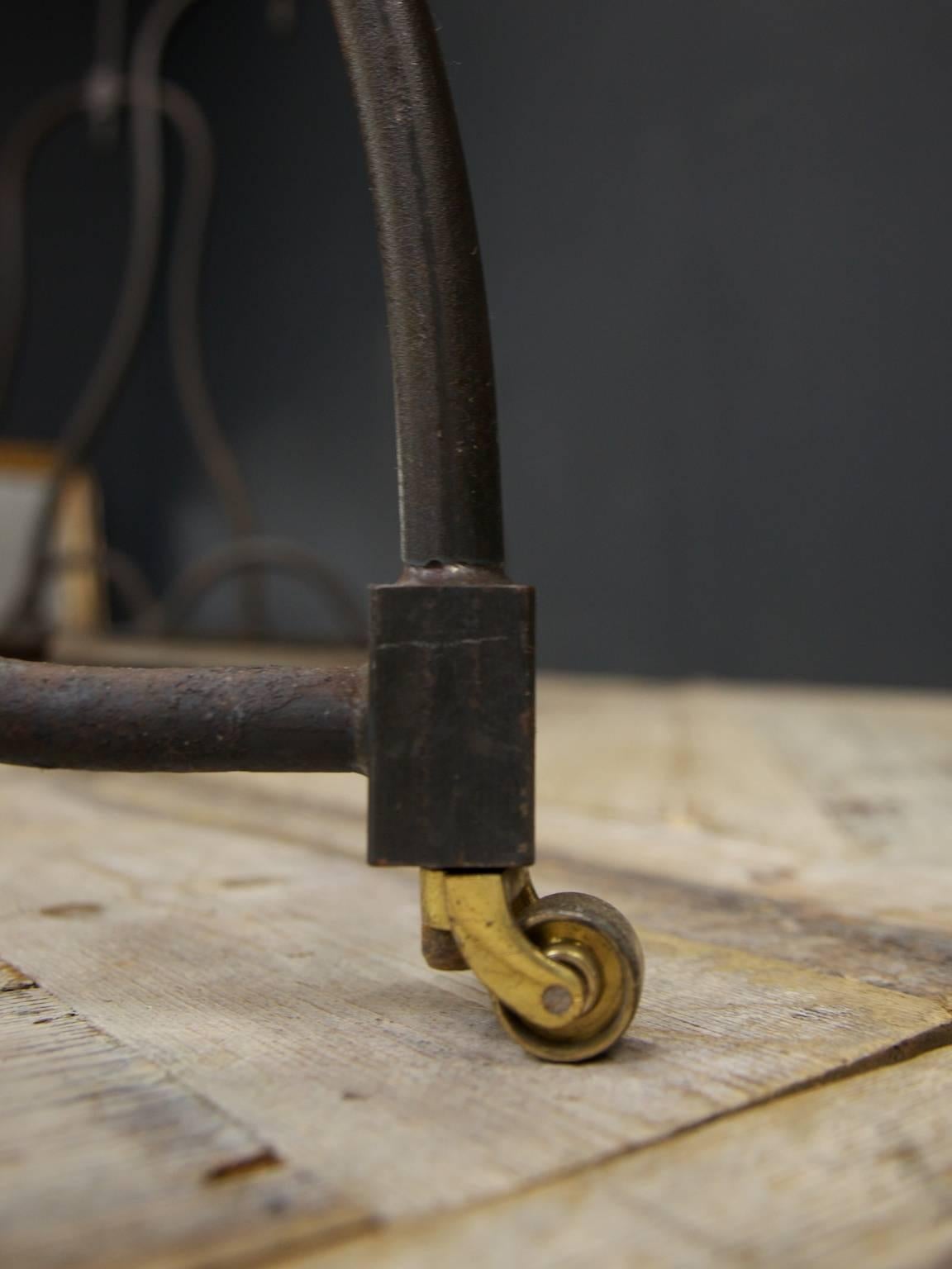 Wrought iron and brass clothes rails, Ex Liberty of London.

One available, price is per rail.