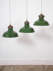 Green Industrial Pendants