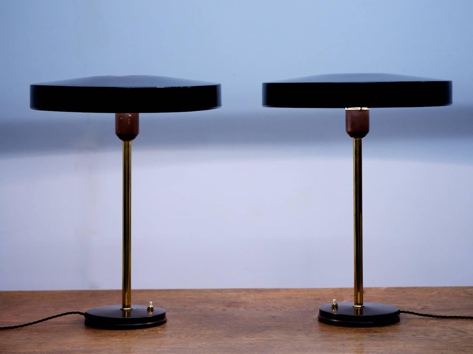 Mid-Century Modern Louis Kalff Desk Lamps