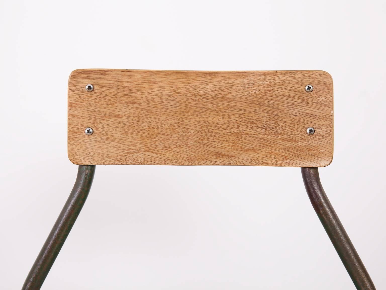 Mid-Century Modern Tall Stacking Chairs