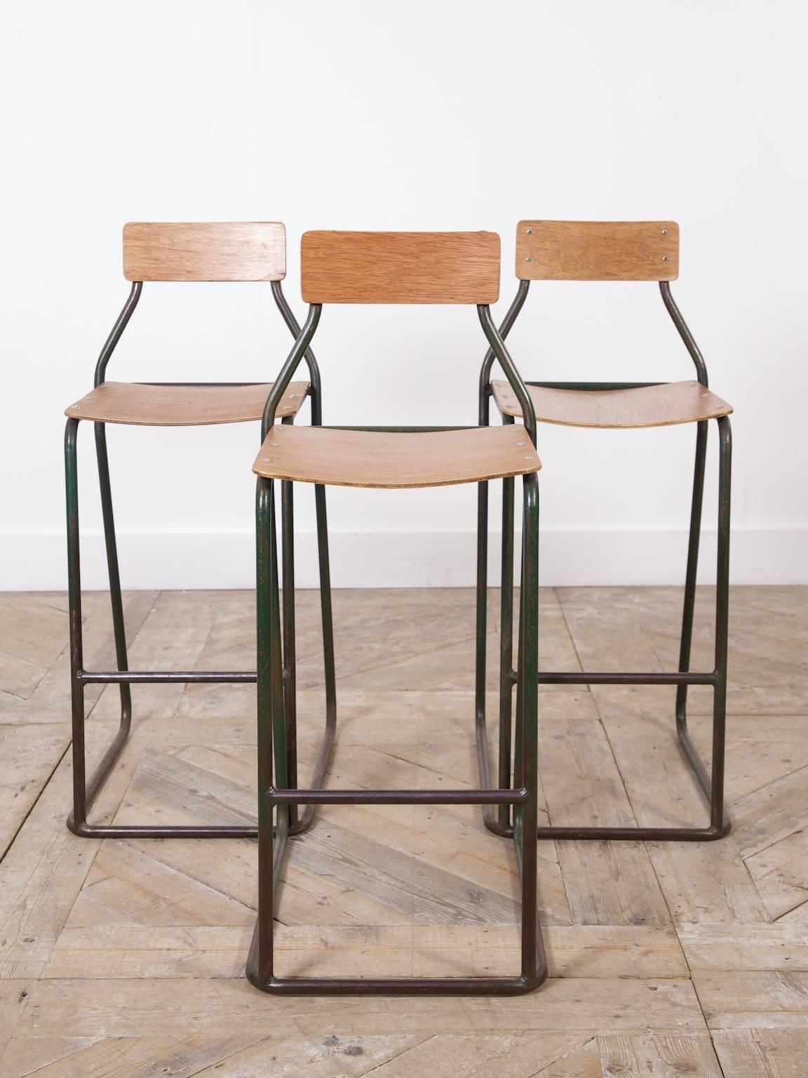 Mid-20th Century Tall Stacking Chairs