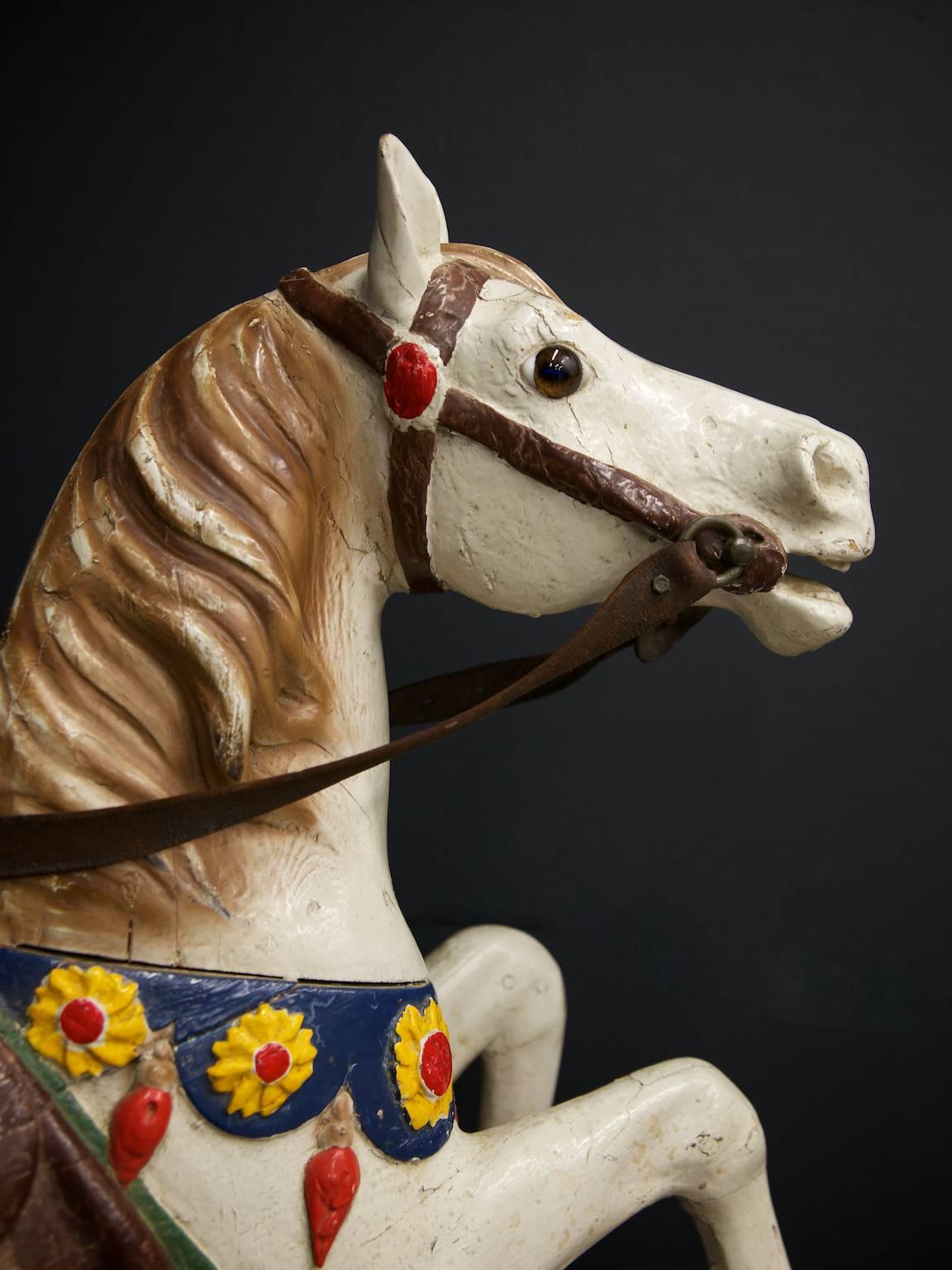 Gustav Bayol Carousel Horse In Good Condition In Llandudno, Conwy
