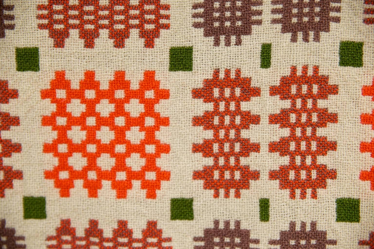 British Welsh Tapestry Blanket For Sale