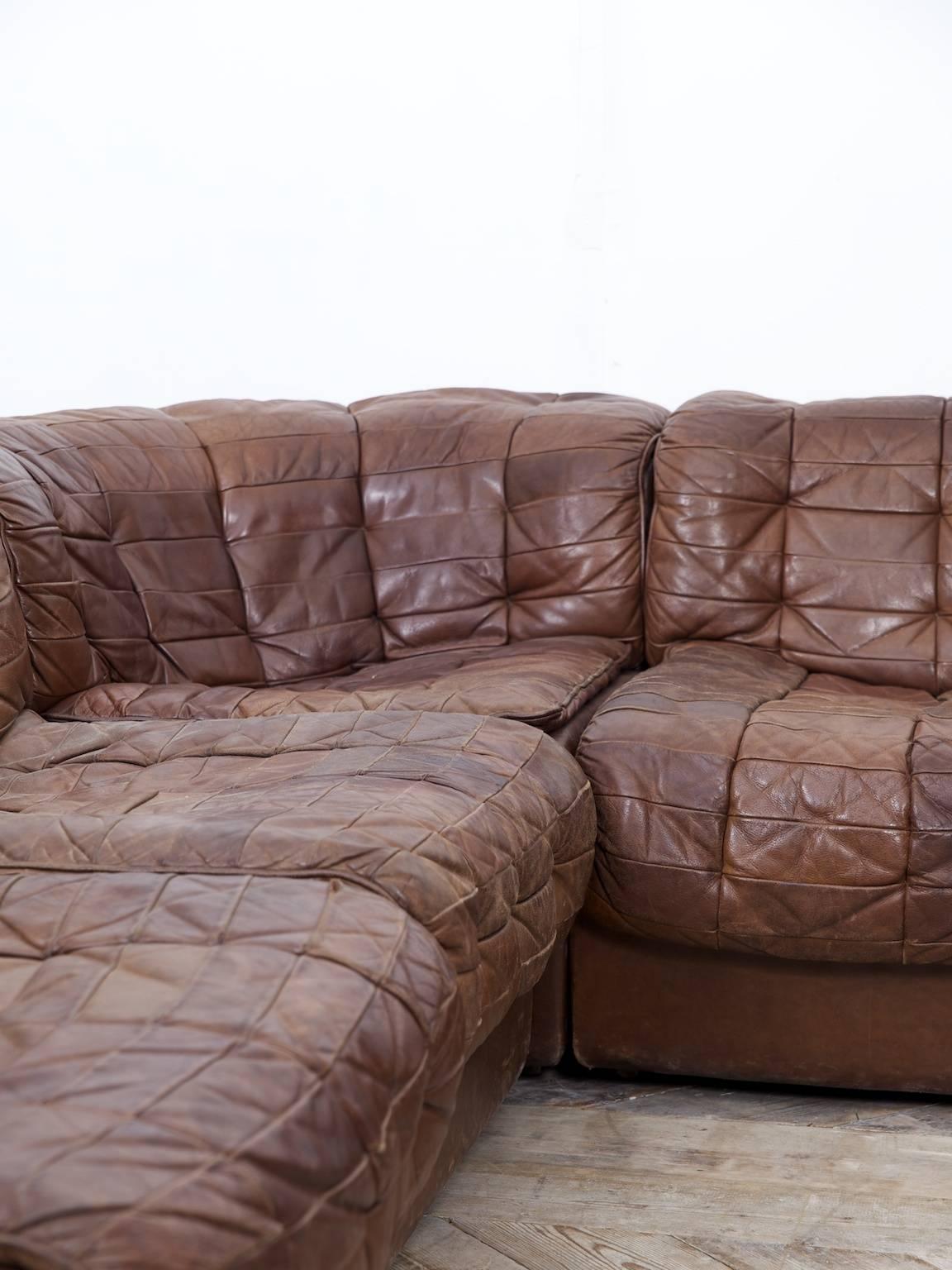 De Sede DS11 Modular Sofa In Good Condition In Llandudno, Conwy