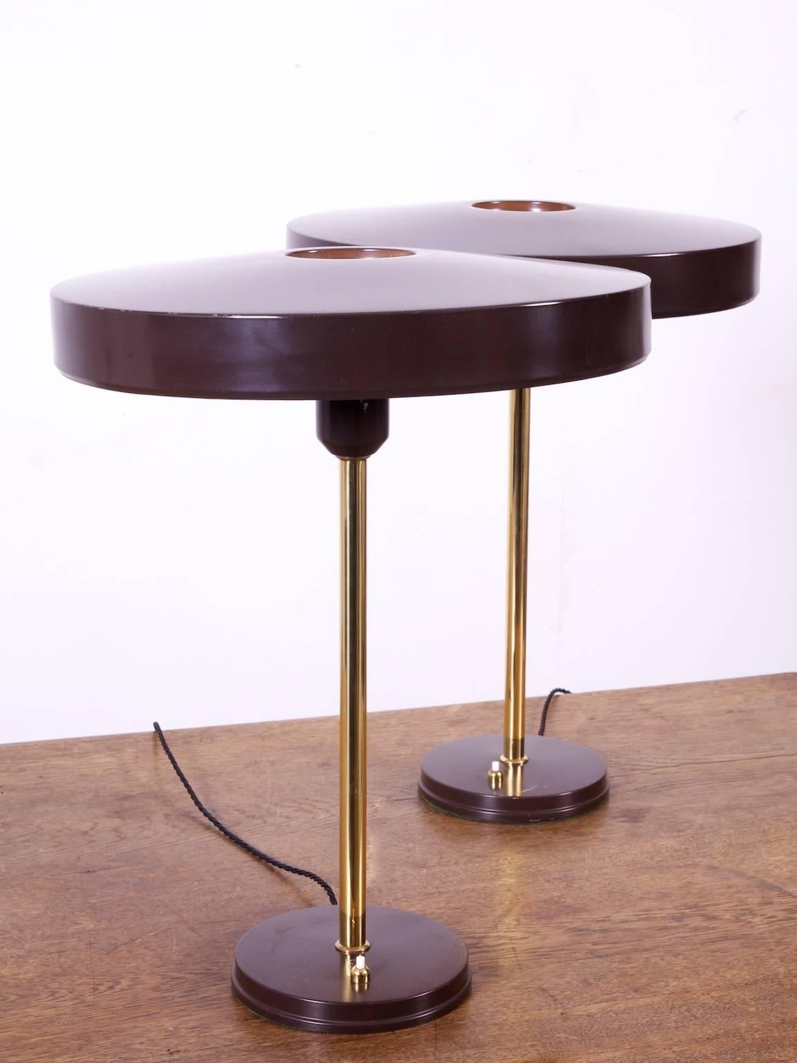 20th Century Louis Kalff Desk Lamps