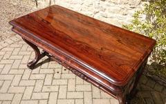 19th Century Regency Rosewood Library Table or Sofa Table of Exceptional Quality
