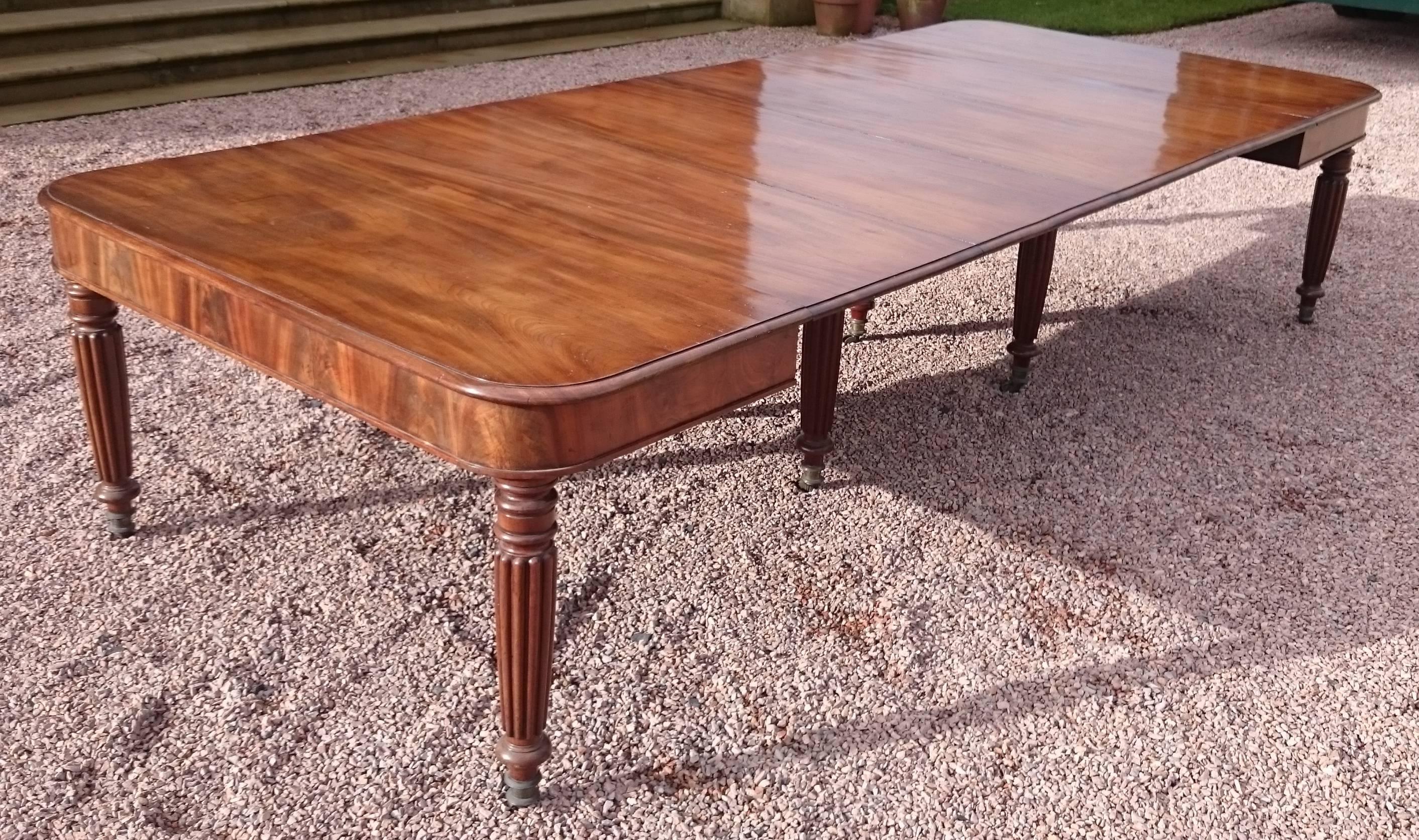 George IV 19th Century George iv Period Mahogany Antique Dining Table
