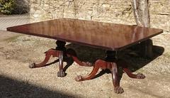19th Century Regency Mahogany Antique Dining Table by William Mack Gibton Dublin
