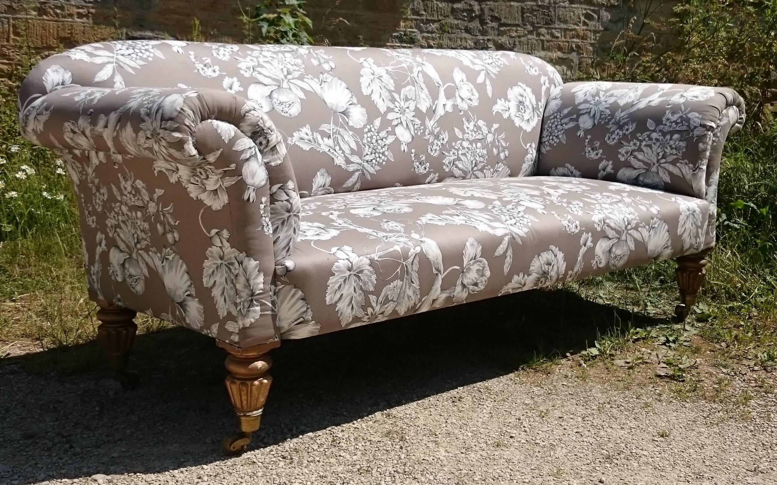 antique country house sofa