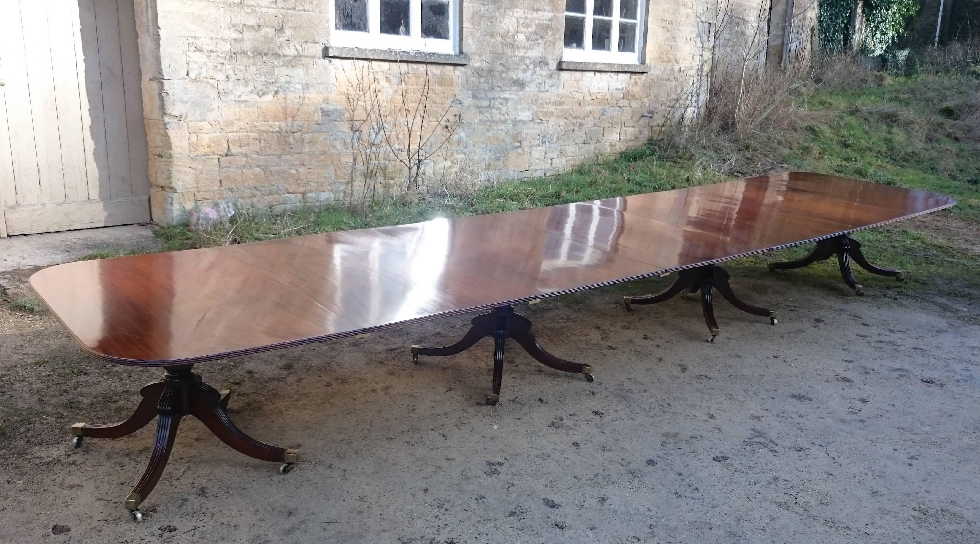 Four-Pedestal Dining Table 1