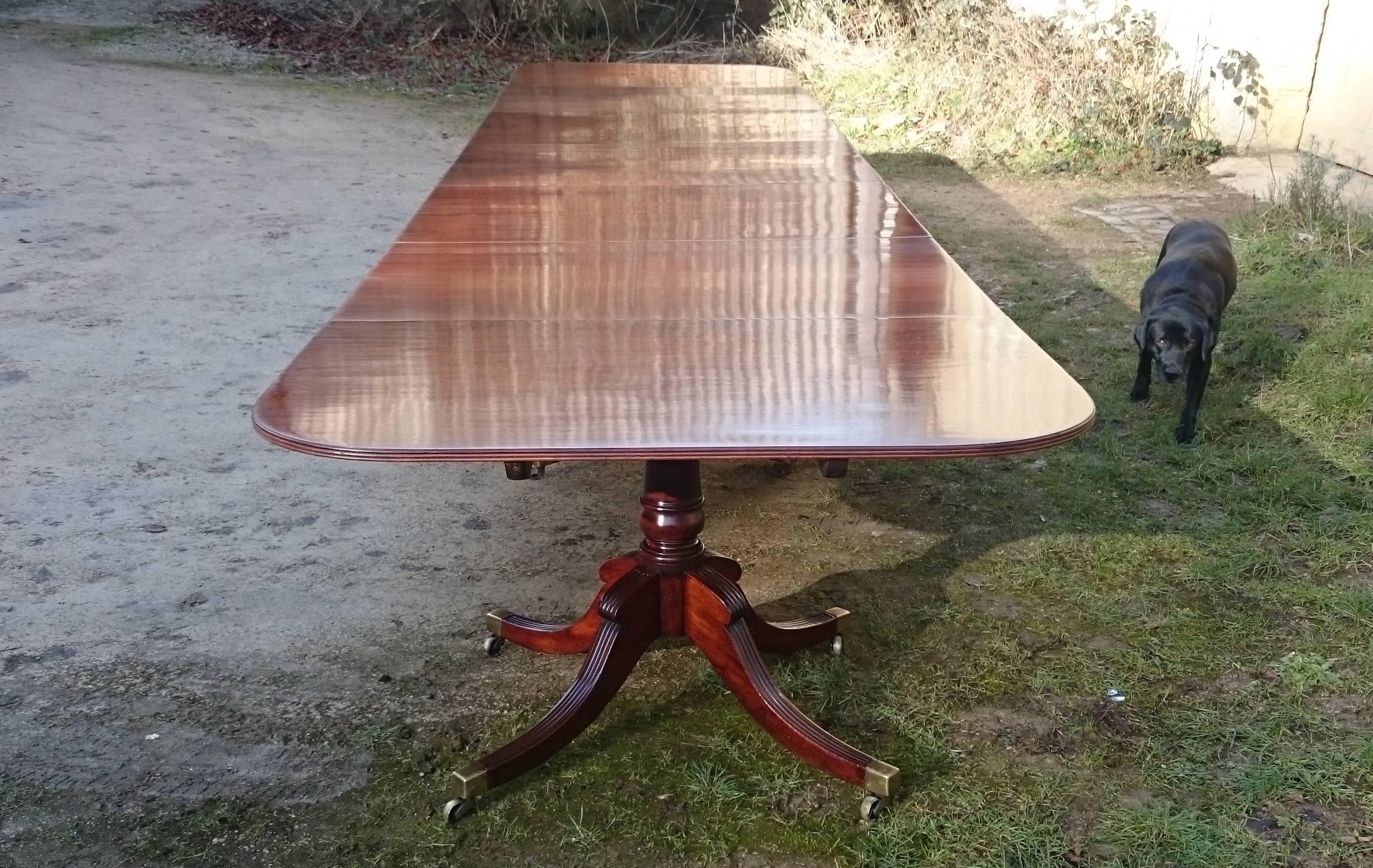 Four-Pedestal Dining Table 4
