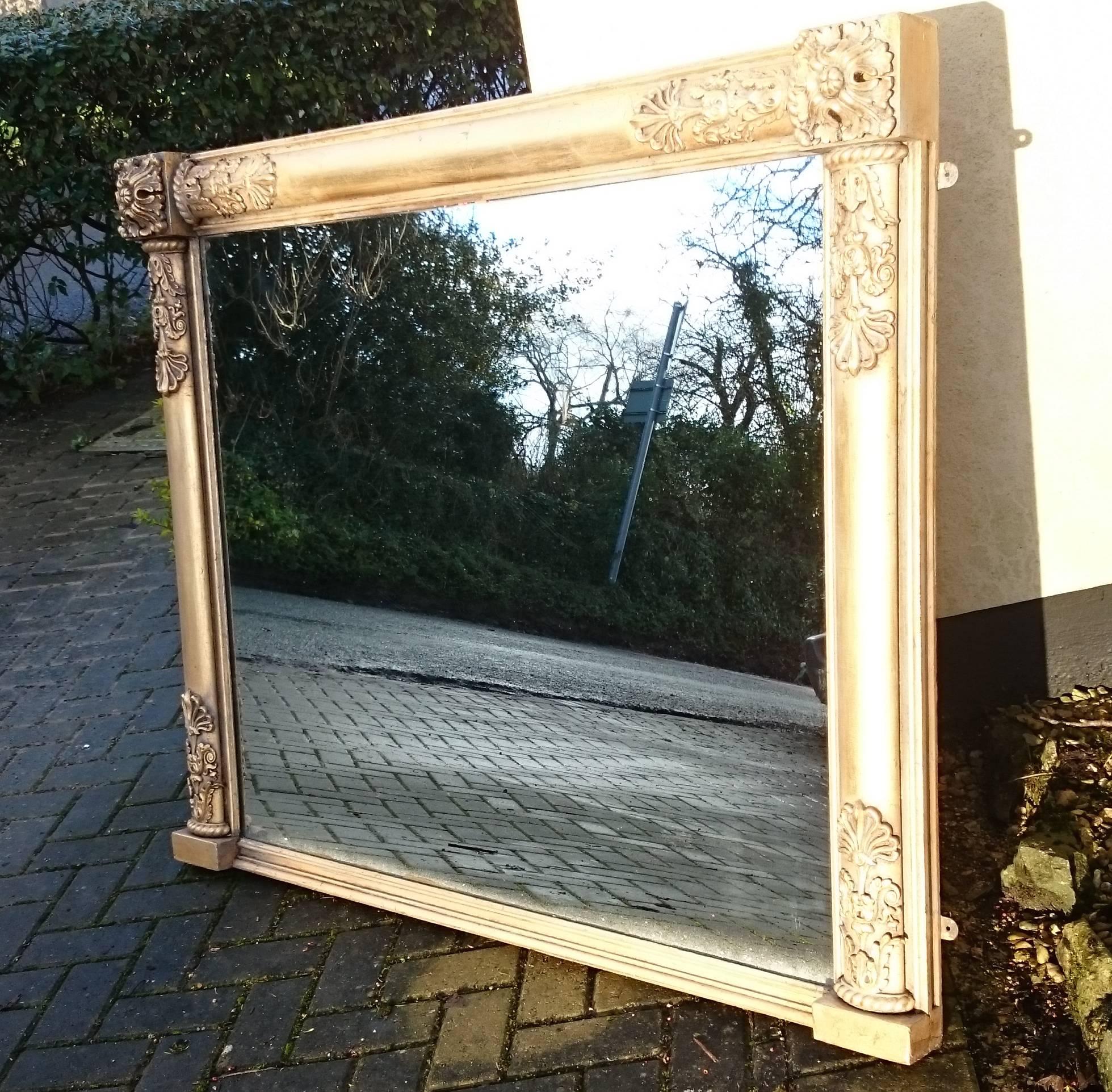 George IV Period Overmantel Mirror 1