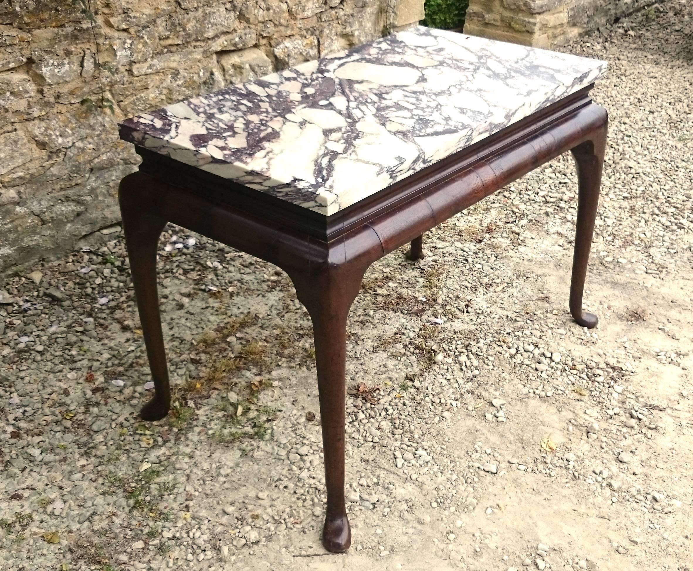 Early 18th Century Marble-Top Console Table 2