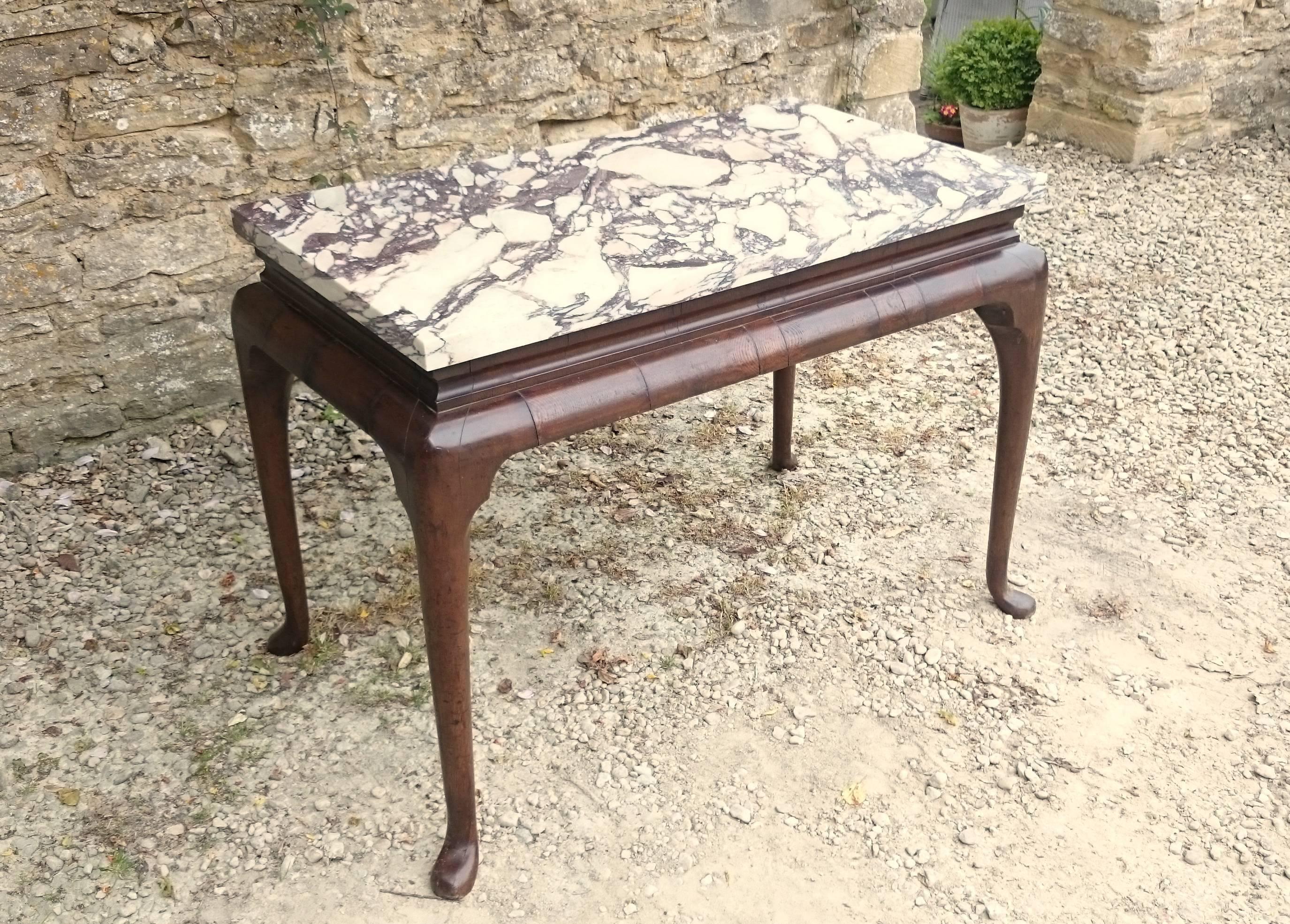 Early 18th Century Marble-Top Console Table 3