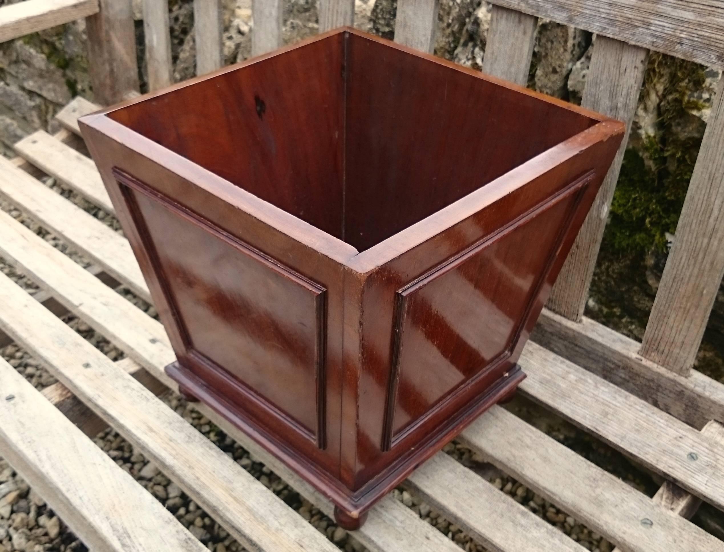 William IV Antique Mahogany Coat Scuttle, Log Basket, Bin or Wine Cooler