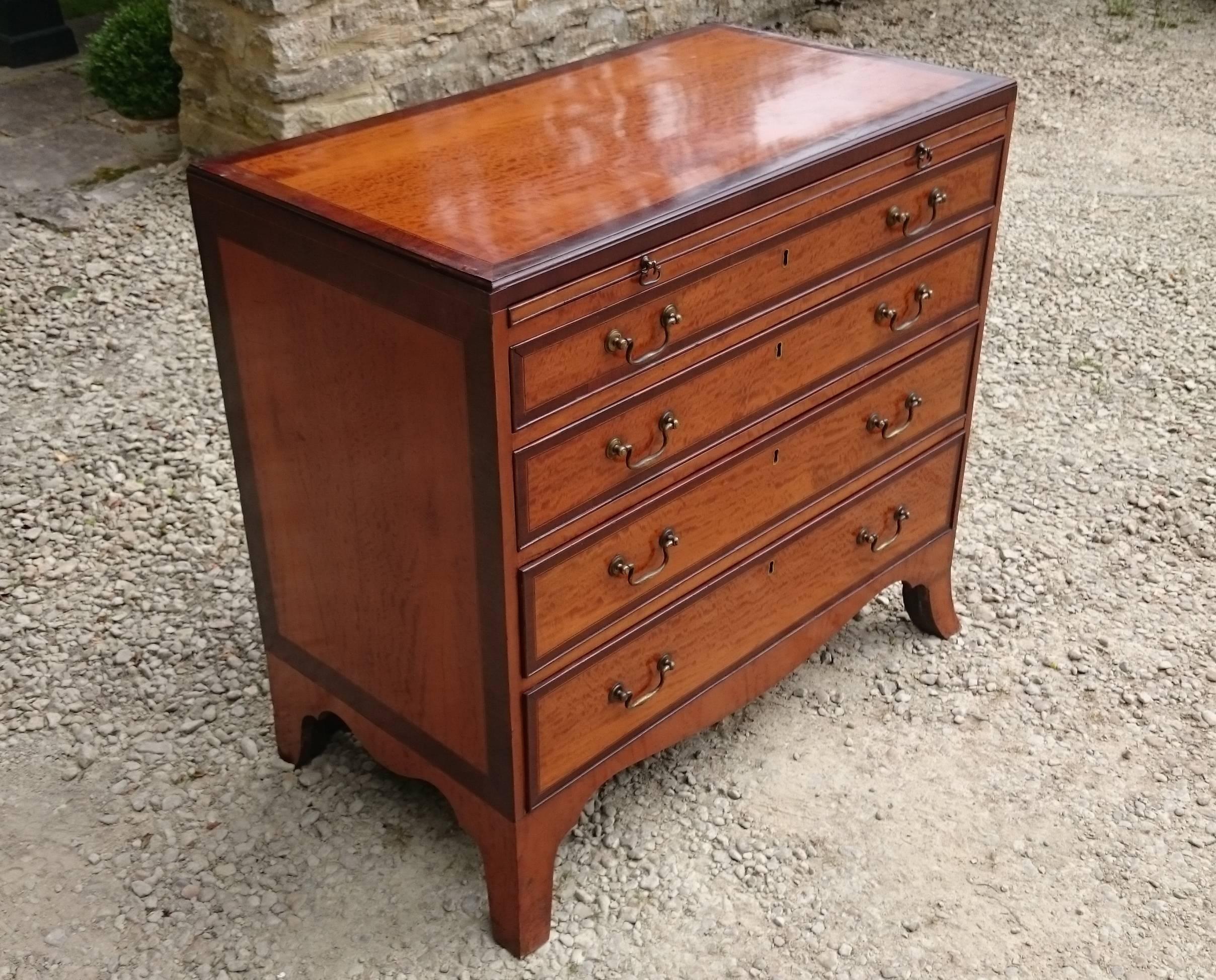 Satinwood Chest of Drawers 1