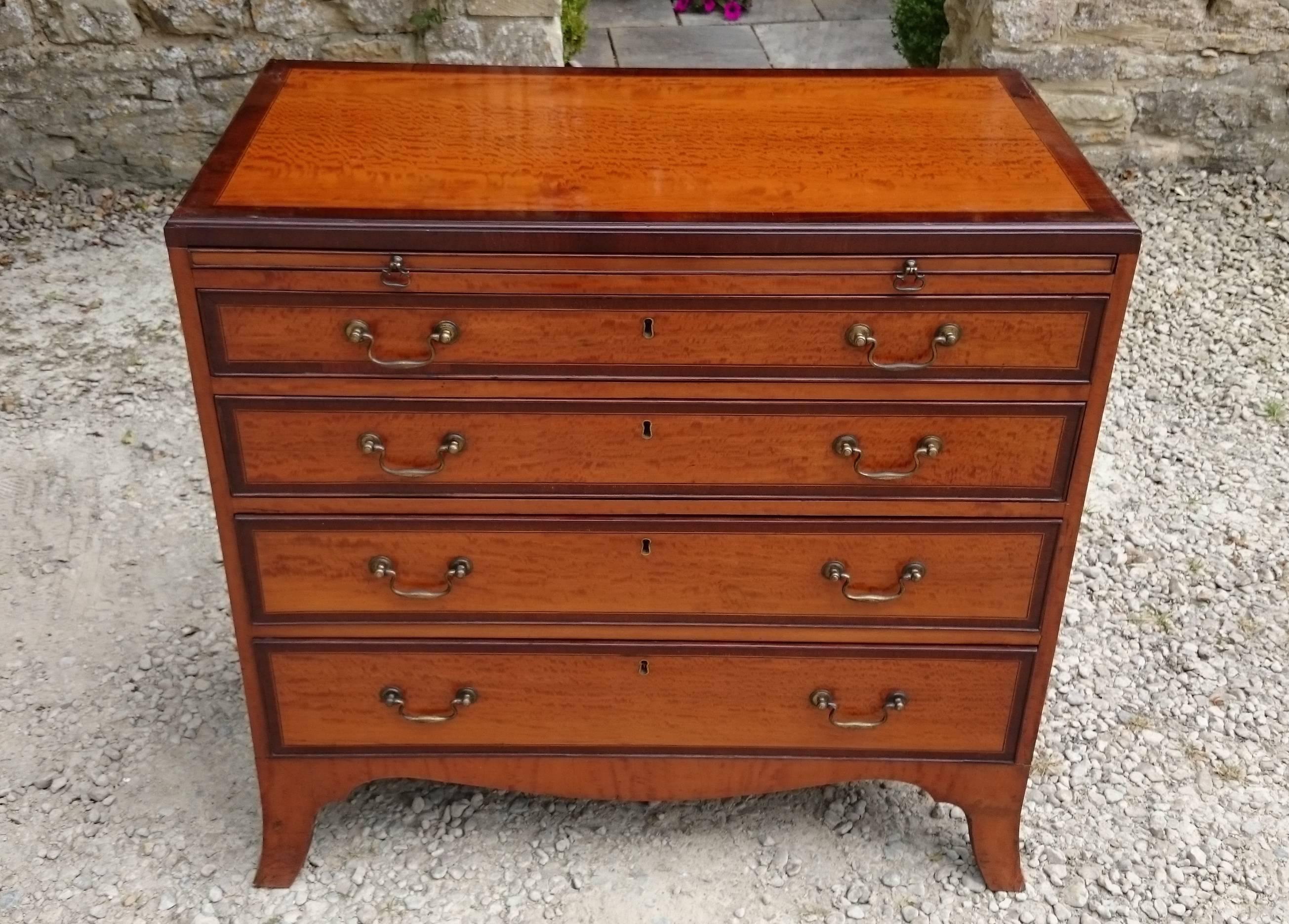 Satinwood Chest of Drawers 2