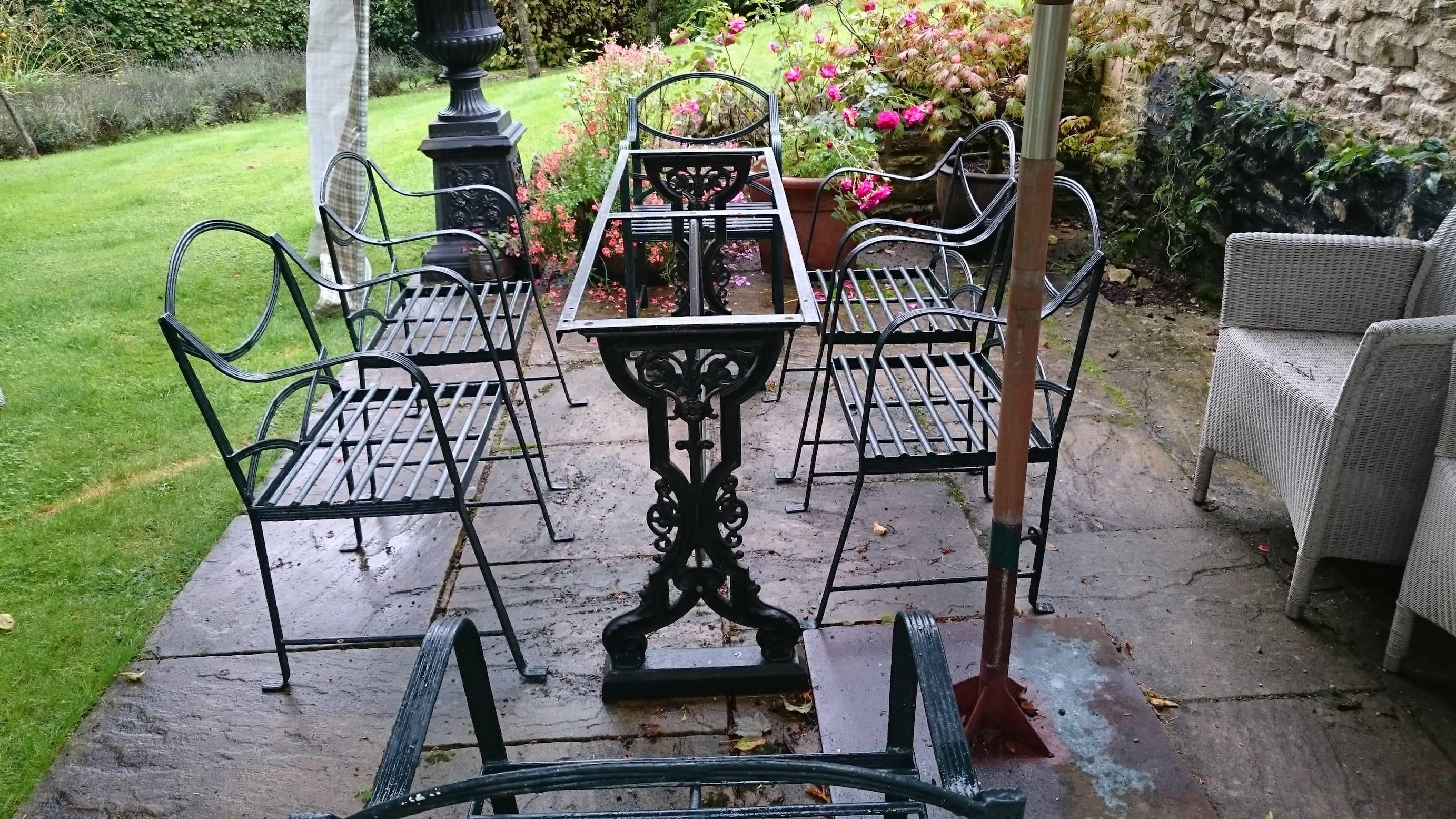 19th Century Victorian Cast Iron Antique Table Base In Good Condition In Gloucestershire, GB