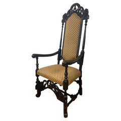 Late 17th-Century English Walnut Armchair
