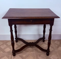 Late 17th-century English Oak Side Table, William and Mary Period