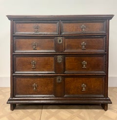 Late 17th-Century English Oak Chest of Drawers