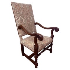 Late 17th-century French Walnut Armchair