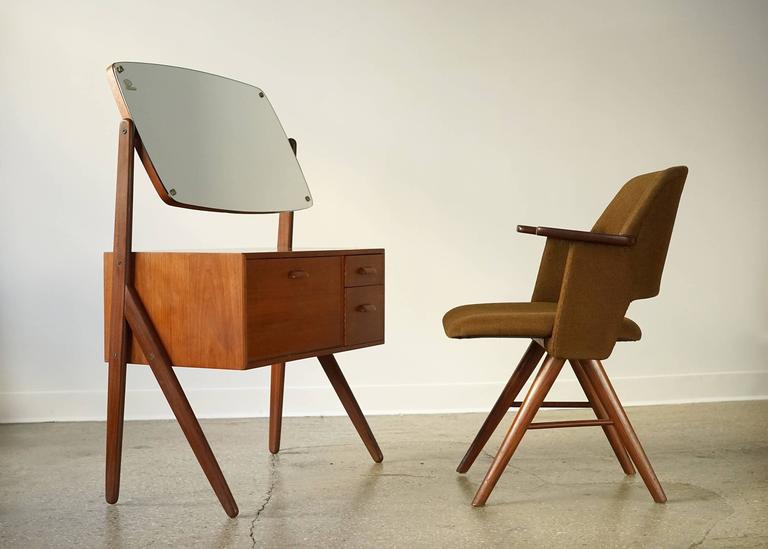 Petite Danish Modern Vanity at 1stDibs