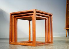 Cube Nesting Tables by Aksel Kjersgaard