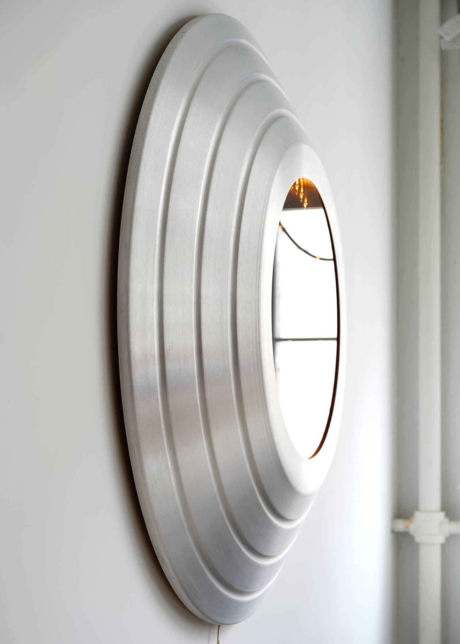20th Century Large Porthole Infinity Mirror
