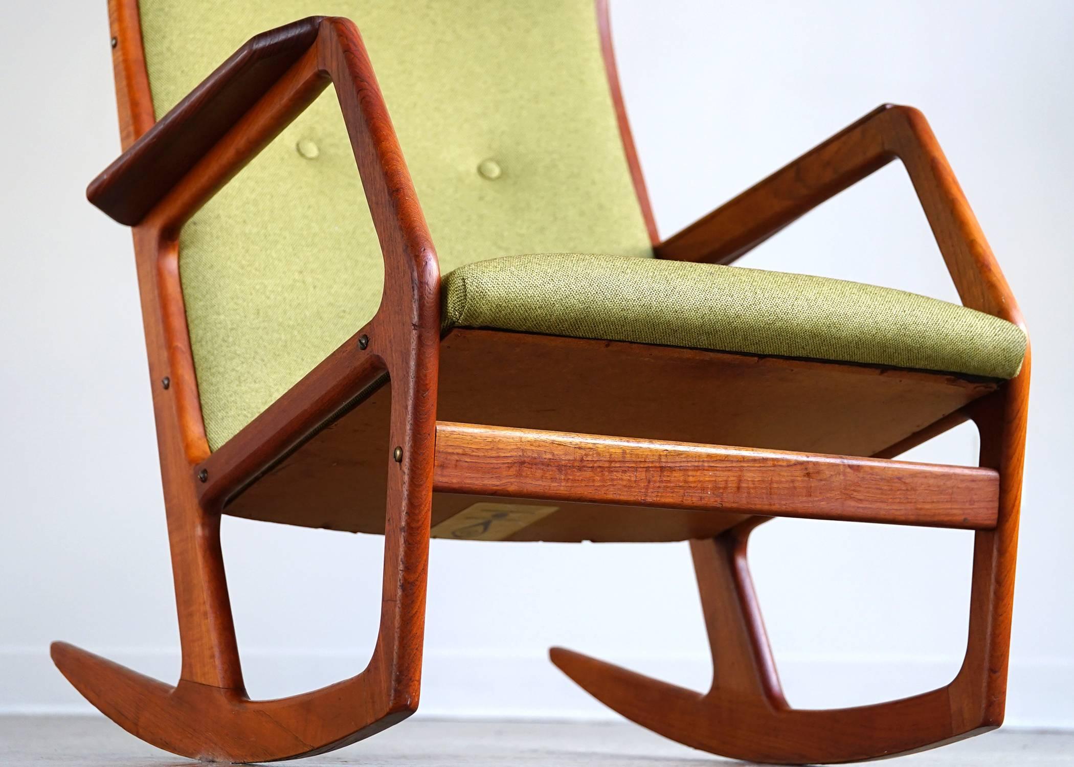 Danish Model 100 Rocking Chair by Holger Georg Jensen