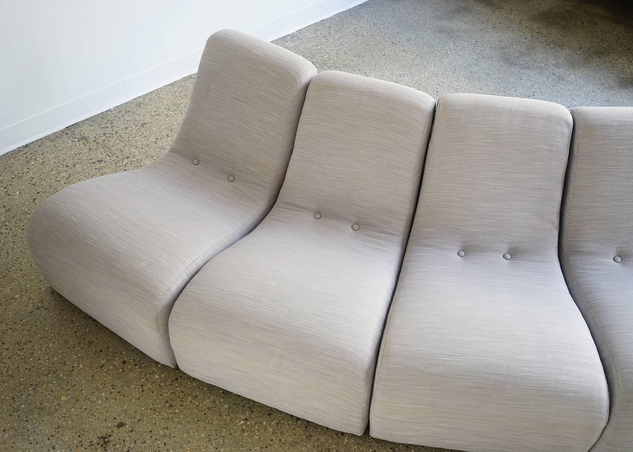 Organic Modern Serpentine Sectional by Milo Baughman