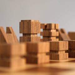 Danish Modern Chess Set by Henning Bang