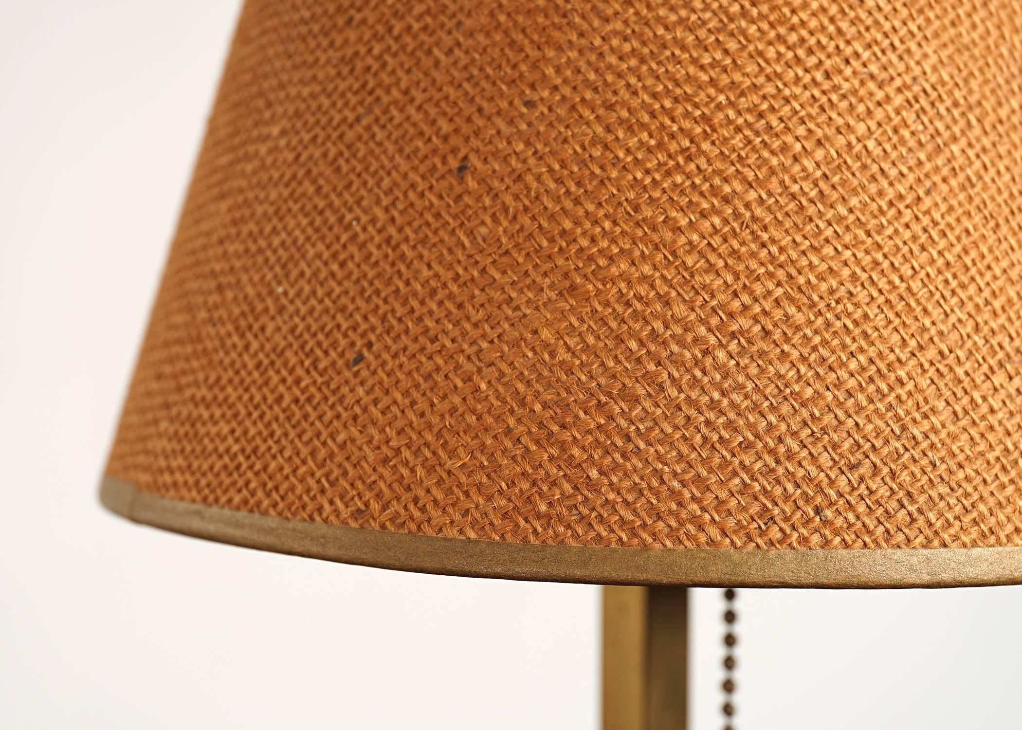 Fabric Mid-Century Accent Lamp