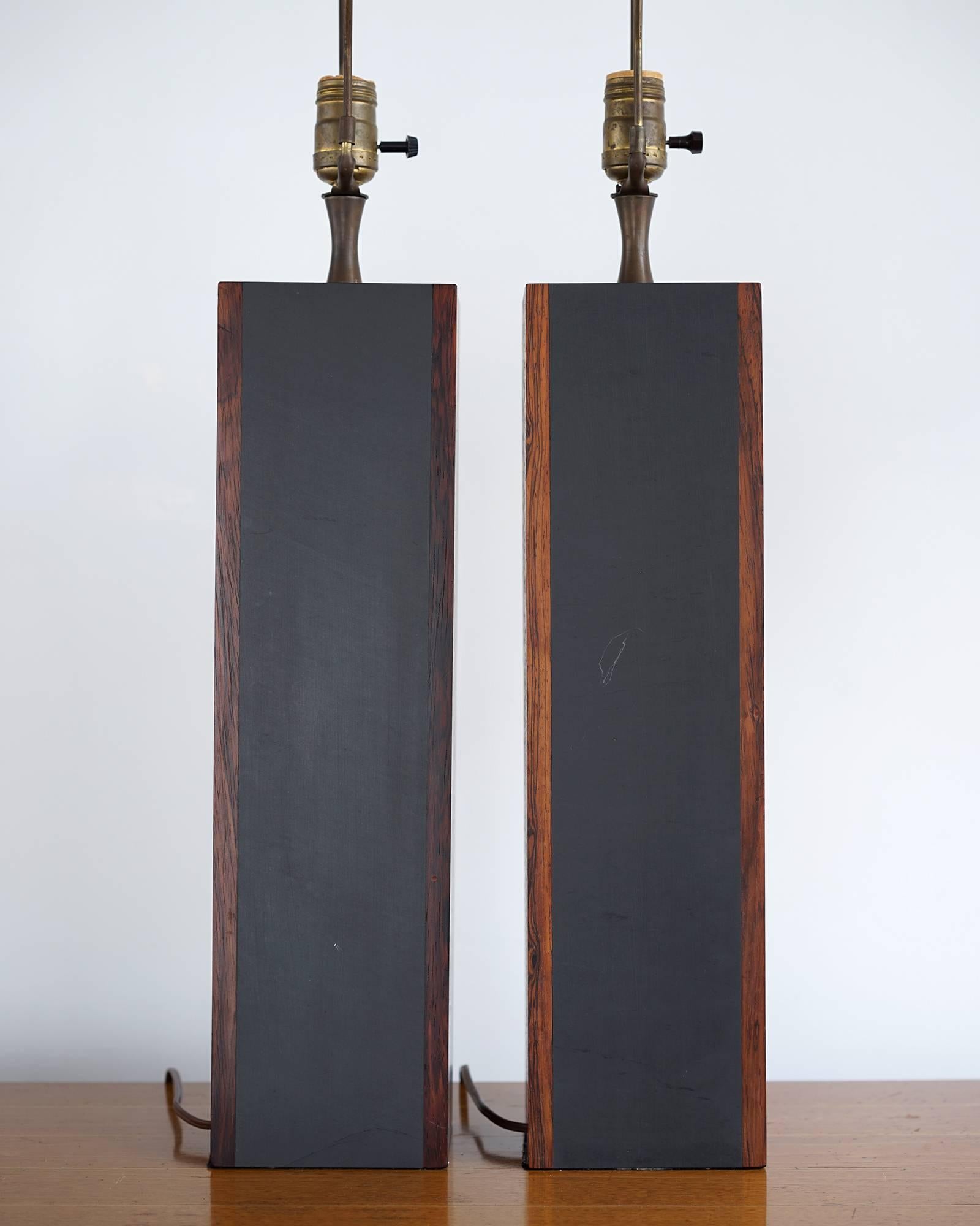 Modern Rosewood Lamps